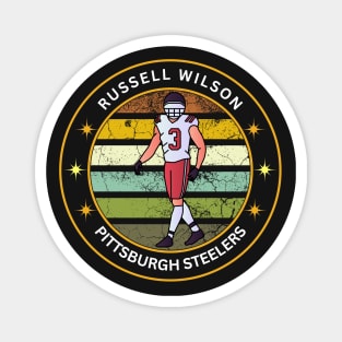 RETRO RUSSELL WILSON PITTSBURGH Magnet